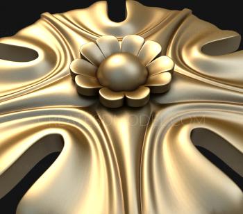 Rozette (RZ_0798) 3D model for CNC machine