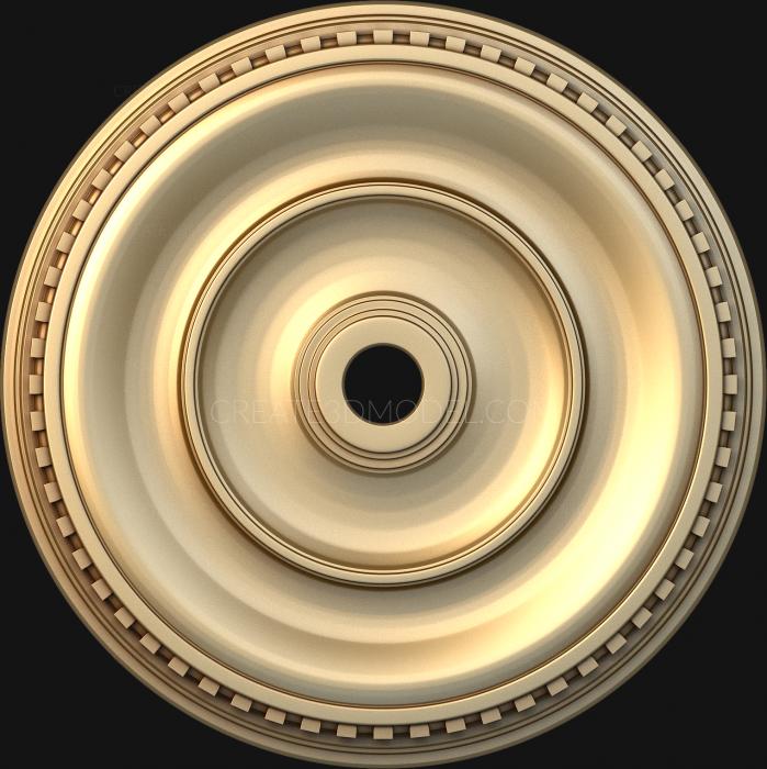 Rozette (RZ_0960-9) 3D model for CNC machine