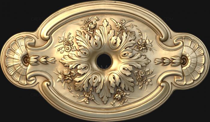 Rozette (RZ_0971-9) 3D model for CNC machine