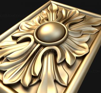 Rozette (RZ_1007) 3D model for CNC machine