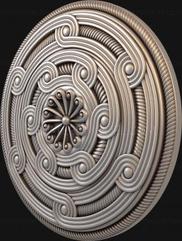 Rozette (RZ_1100) 3D model for CNC machine