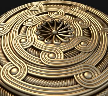 Rozette (RZ_1100) 3D model for CNC machine