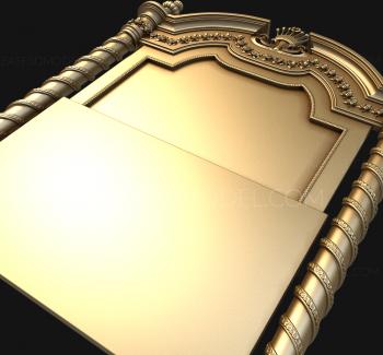 Headboard (SK_0001) 3D model for CNC machine