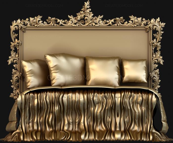 Headboard (SK_0012) 3D model for CNC machine