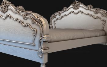 Headboard (SK_0048) 3D model for CNC machine