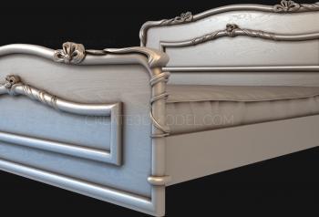 Headboard (SK_0053) 3D model for CNC machine