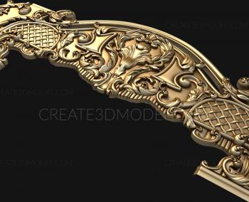 Headboard (SK_0075) 3D model for CNC machine