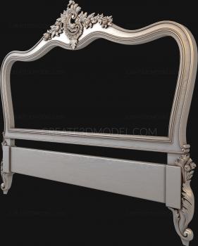 Headboard (SK_0107) 3D model for CNC machine