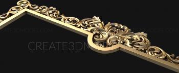 Headboard (SK_0195) 3D model for CNC machine