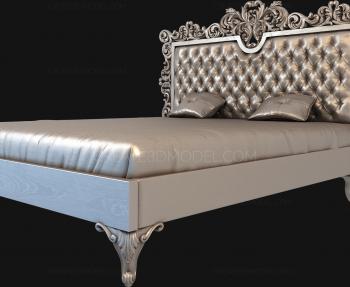 Headboard (SK_0195) 3D model for CNC machine