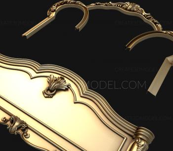 Headboard (SK_0196) 3D model for CNC machine