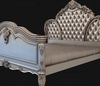 Headboard (SK_0196) 3D model for CNC machine