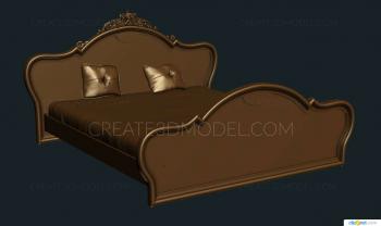 Headboard (SK_0205) 3D model for CNC machine