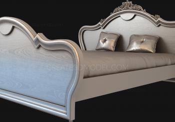 Headboard (SK_0205) 3D model for CNC machine