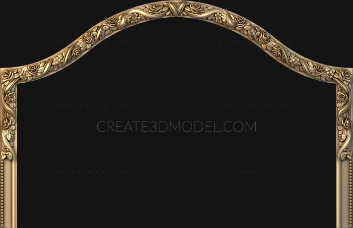 Headboard (SK_0248) 3D model for CNC machine