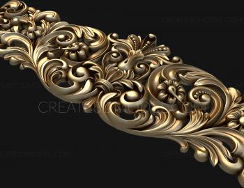 Headboard (SK_0266) 3D model for CNC machine