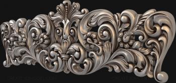 Headboard (SK_0266) 3D model for CNC machine