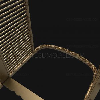 Headboard (SK_0275) 3D model for CNC machine