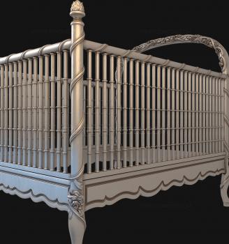 Headboard (SK_0275) 3D model for CNC machine