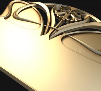 Headboard (SK_0278) 3D model for CNC machine