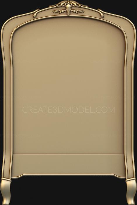 Headboard (SK_0301) 3D model for CNC machine