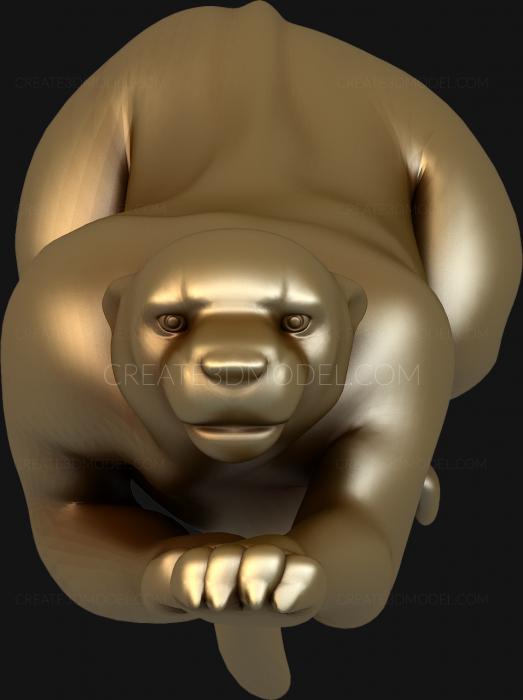 Statuette (STK_0018) 3D model for CNC machine