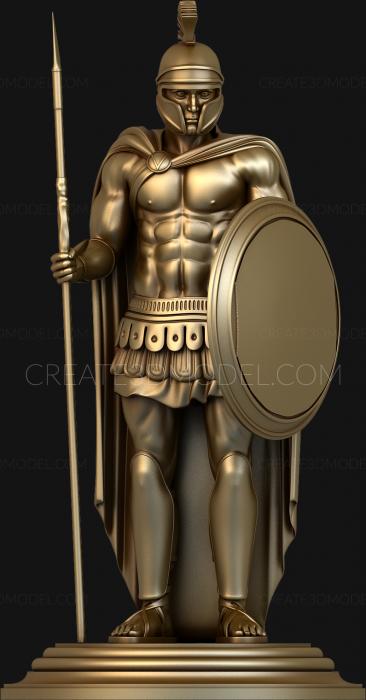 Statuette (STK_0109) 3D model for CNC machine