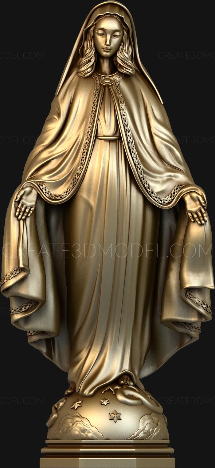 Statuette (STK_0111) 3D model for CNC machine