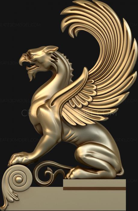 Statuette (STK_0118) 3D model for CNC machine