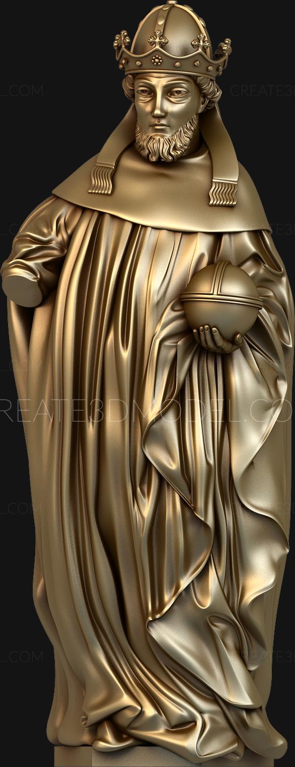 Statuette (STK_0129) 3D model for CNC machine