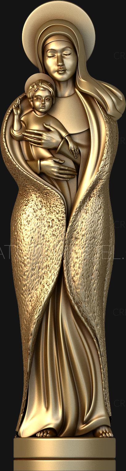 Statuette (STK_0147) 3D model for CNC machine