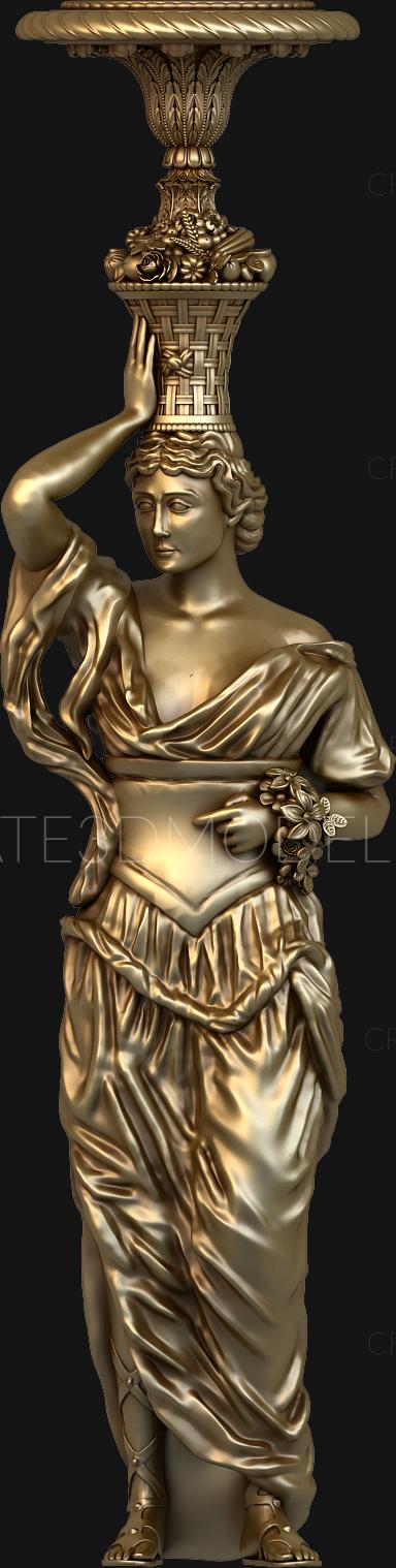 Statuette (STK_0160) 3D model for CNC machine