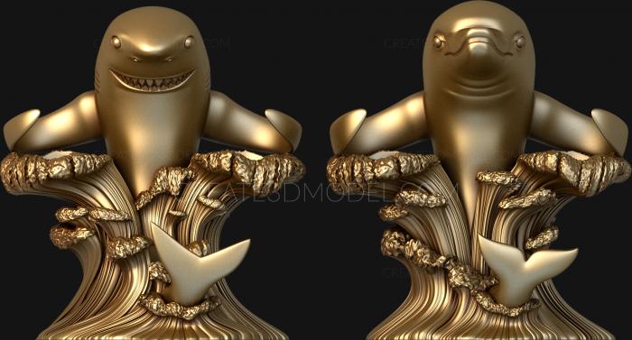 Statuette (STK_0198) 3D model for CNC machine