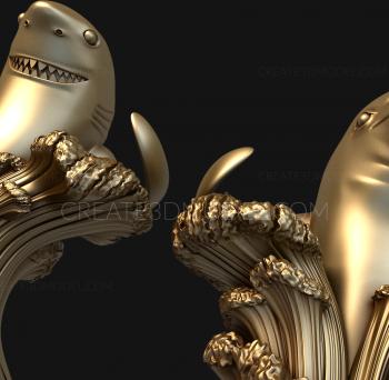 Statuette (STK_0198) 3D model for CNC machine