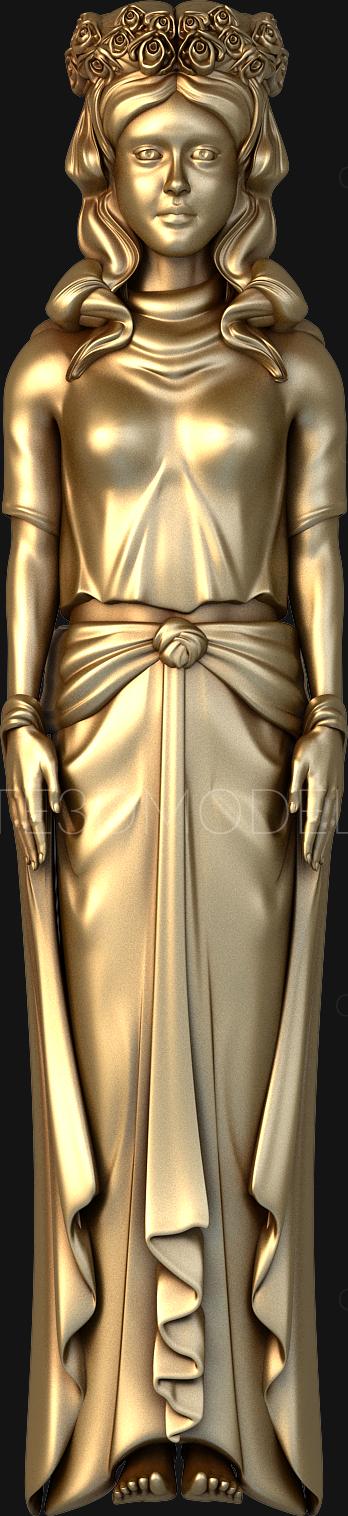 Statuette (STK_0218) 3D model for CNC machine