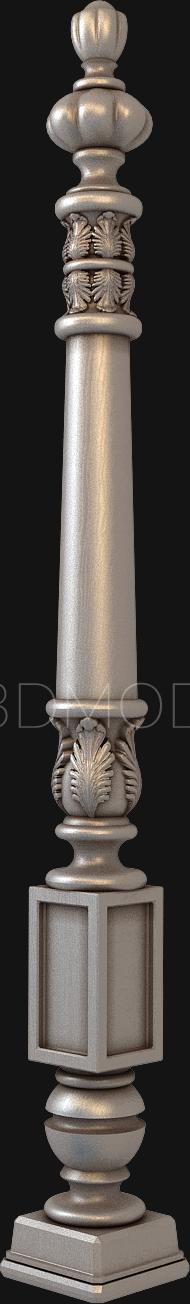 نموذج ثلاثي الأبعاد لآلة CNC الركائز 