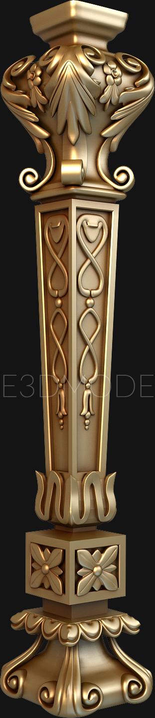 نموذج ثلاثي الأبعاد لآلة CNC الركائز 