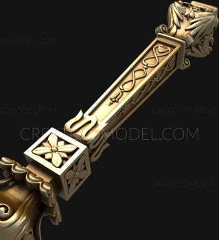 نموذج ثلاثي الأبعاد لآلة CNC الركائز 