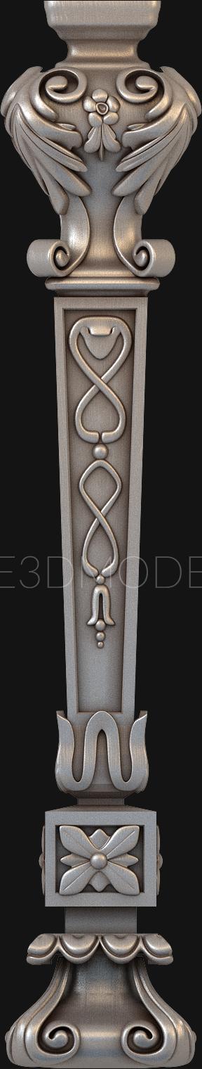 نموذج ثلاثي الأبعاد لآلة CNC الركائز 