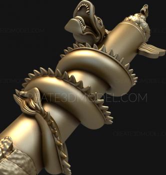 نموذج ثلاثي الأبعاد لآلة CNC الركائز 