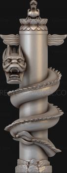 نموذج ثلاثي الأبعاد لآلة CNC الركائز 