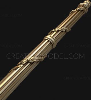 نموذج ثلاثي الأبعاد لآلة CNC الركائز 