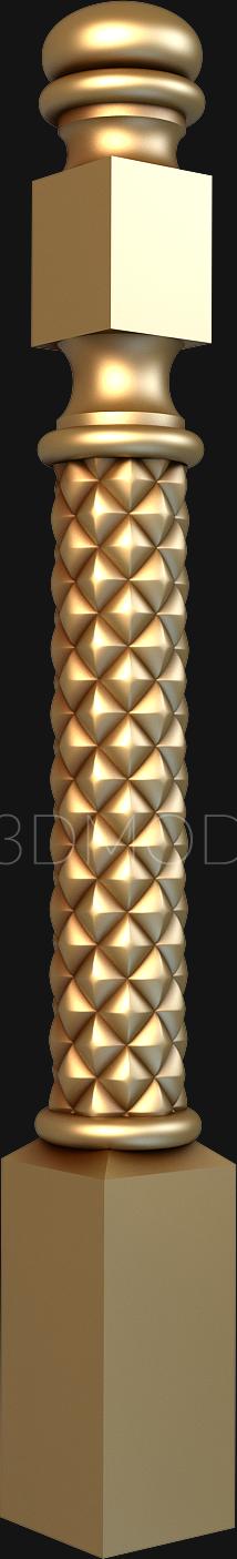 نموذج ثلاثي الأبعاد لآلة CNC الركائز 