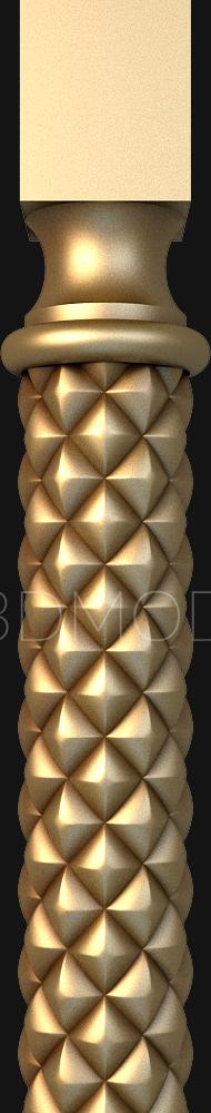 نموذج ثلاثي الأبعاد لآلة CNC الركائز 