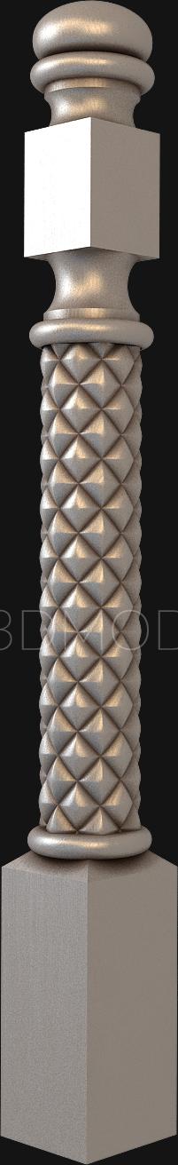 نموذج ثلاثي الأبعاد لآلة CNC الركائز 