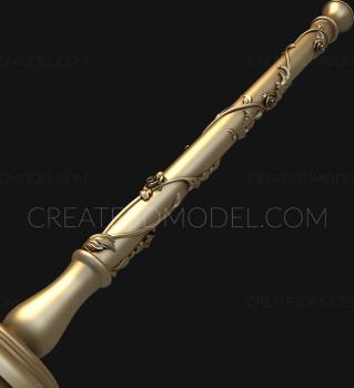 نموذج ثلاثي الأبعاد لآلة CNC الركائز 