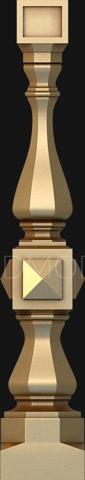 نموذج ثلاثي الأبعاد لآلة CNC الركائز 