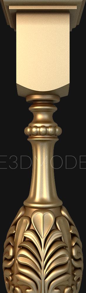 نموذج ثلاثي الأبعاد لآلة CNC الركائز 