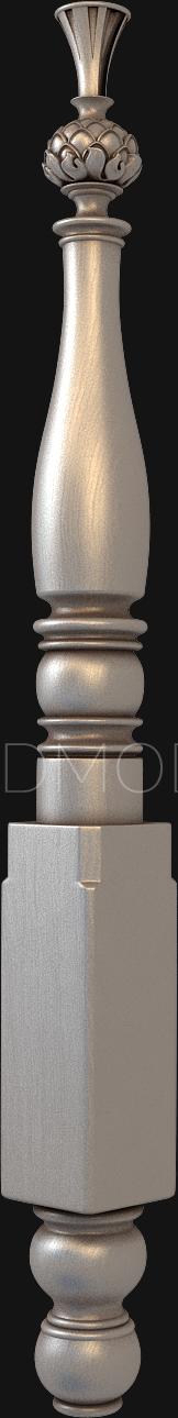 نموذج ثلاثي الأبعاد لآلة CNC الركائز 