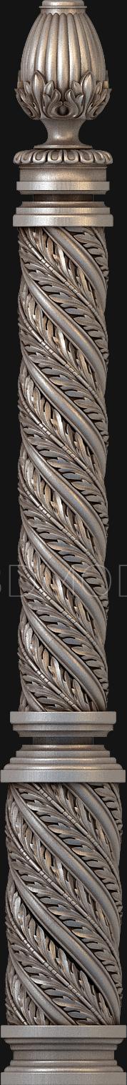 نموذج ثلاثي الأبعاد لآلة CNC الركائز 